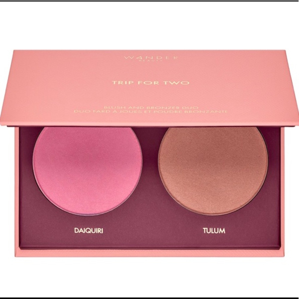 WANDER beauty trip for two blush + bronzer